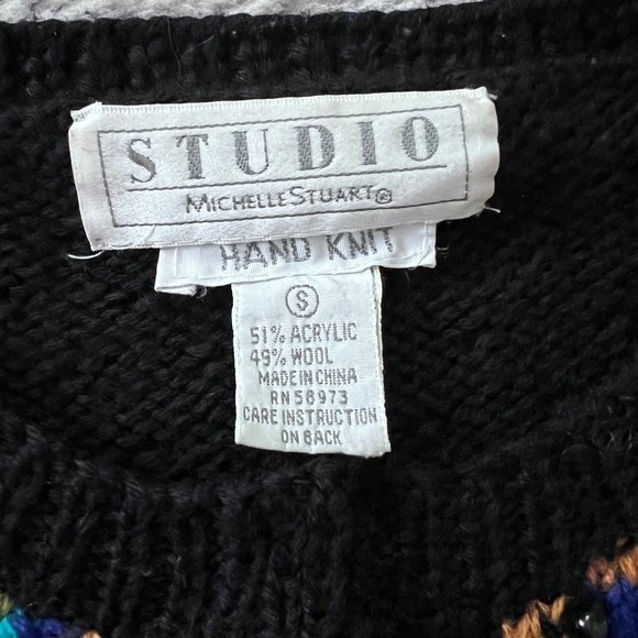 Michelle Stuart Studio Hand Knit Cardigan Sweater - Small - Picture 6 of 9